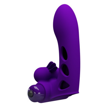 Клиторальный стимулятор на палец Pretty Love - Orlando Finger Violet, BI-014836-1