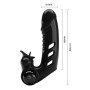 Клиторальный стимулятор на палец Pretty Love - Corbin Finger Black, BI-014859