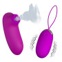 Комплект из виброяйца и вакуумного стимулятора Pretty Love ORTHUS Multifunctional 2 in 1, BI-014901W