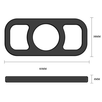Силиконовое кольцо для полового члена BAILE - Erection Ring, BI-014361
