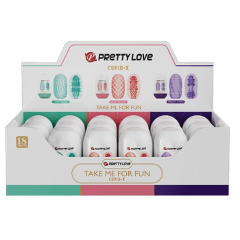 Набір з 18 шт мастурбаторів Pretty Love - Cupid-X, BI-014931H