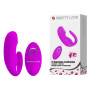 Вібратор для пар Pretty Love – 12 vibration functions, wireless remote control, BI-014482W