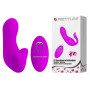 Вібратор для пар Pretty Love – 12 vibration functions, wireless remote control, BI-014484W