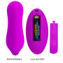 Вібратор для пар Pretty Love – 12 vibration functions, wireless remote control, BI-014484W