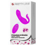 Вібратор для пар Pretty Love – 12 vibration functions, wireless remote control, BI-014484W