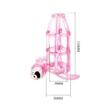 Ажурна насадка з вібрацією BAILE-SWEET CAGE, 10 vibration functions, BI-014076