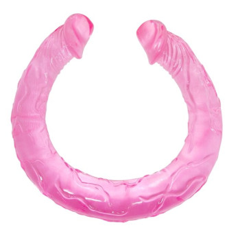 Подвійний фалоімітатор "Double Dong" BI-040015 PINK