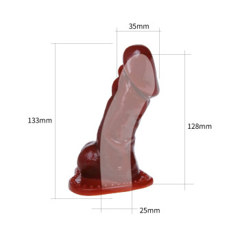 Насадка-презерватив BI-016006N-0902S ( коричнева )