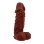 Насадка-презерватив BI-016009-0902S ( коричнева )