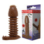 Насадка-презерватив BI-016005-0902S ( коричнева )