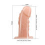 Насадка-презерватив BI-016003-0902S ( коричнева )