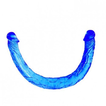 Подвійний фалоімітатор "Double Dong" BI-040015 BLUE