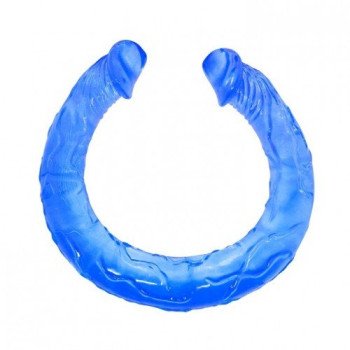 Подвійний фалоімітатор "Double Dong" BI-040015 BLUE
