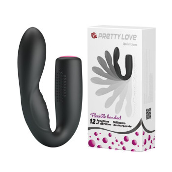 Вібратор для двох Prettty Love "Quintion" BI-040069-1