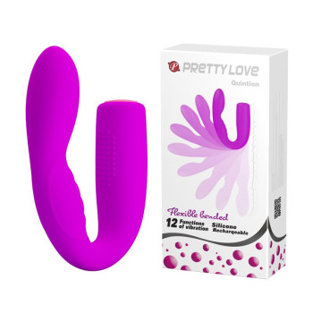 Вібратор для двох Prettty Love "Quintion" BI-040069
