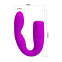 Вібратор для двох Prettty Love "Quintion" BI-040069