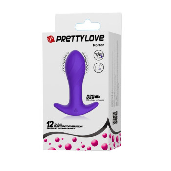 Анальний стимулятор з вібрацією PRETTY LOVE "Morton" BI-040067-1
