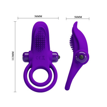 Кольцо эрекционное серии Pretty Love " Vibrant penis ring " BI-210203-1