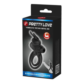Кільце ерекційне серії Pretty Love "Vibrant penis ring III" BI-210206