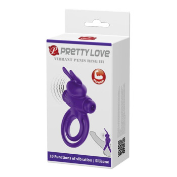 Кільце ерекційне серії Pretty Love "Vibrant penis ring III" BI-210206-1