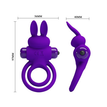 Кільце ерекційне серії Pretty Love "Vibrant penis ring III" BI-210206-1