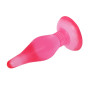 Анальная пробка на присоске "Butt plug" BI-017006 Red