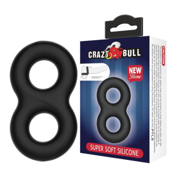 Ерекційне кільце Crazy Bull SUPER soft DOUBLE II, BI-210185