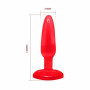 Анальна пробка на присоску "Butt plug" BI-017001 Red