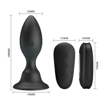 Анальний стимулятор з вібрацією MR PLAY-VIBRATING ANAL PLUG, BI-040076W-MR