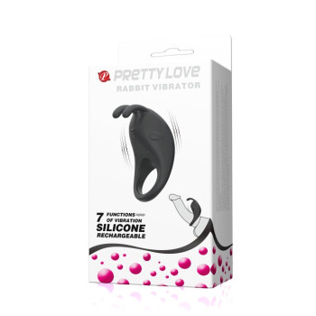 Кольцо эрекционное серии Pretty Love - RABBIT VIBRATOR, BI-210152