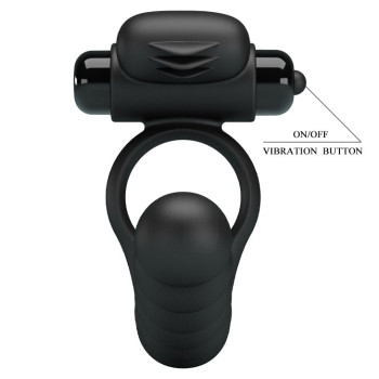 Насадка для анального секса с вибрацией PRETTY LOVE - Hercules Penis Sheath III, BI-210218
