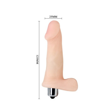 Небольшой вибратор Slick Pleasure ( длина 12,5 см, диаметр 2,5 см )