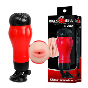 Мастурбатор ротик CRAZY Bull-Flora, BM-00900T47N-2