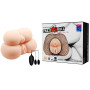 Мега мастурбатор з подвійною вібрацією Crazy Bull-Dual Vagina And Ass Vibrating, BM - 009136