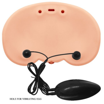 Мастурбатор Вагіна і анус з подвійною вібрацією CRAZY BULL-Judy Vibrating, BM - 009095Z-1