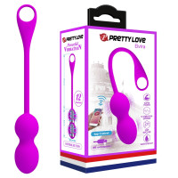 Вагінальні кульки з вібрацією і управлінням з смартфона Pretty Love Elvira, BI-210212hp