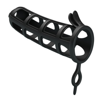 Стимулююча ажурна насадка Penis Sleeve, BI-026235