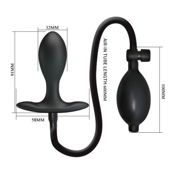 Анальный стимулятор расширяющийся Pretty Love Inflable Anal Plug, BI-040096Q