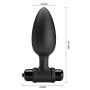 Анальний стимулятор з вібрацією Pretty Love Vibra Butt Plug II, BI-040107