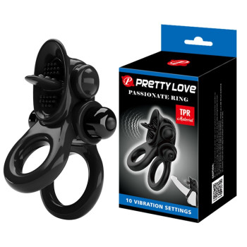 Ерекційне вібро кільце Pretty Love Passionate Ring, BI-210239