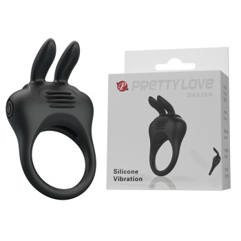 Кільце ерекційне серії Pretty - DAVION Silicone Vibration, BI-210264