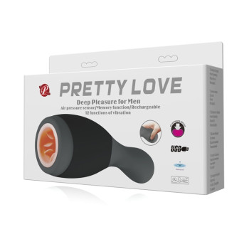 Мастурбатор із вібрацією Pretty Love - Deep Pleasure for Men, BM-00900T43