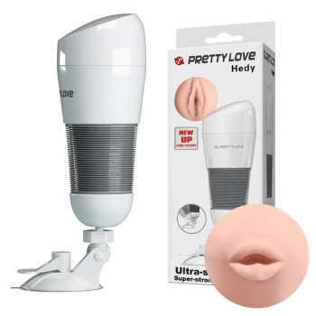 Мастурбатор ротик з вібрацією PRETTY LOVE - Hedy, BM-00900T49-2