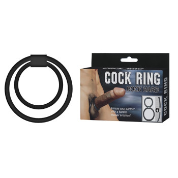 Силіконове кільце для статевого члена BAILE - COCK RING ROCK HARD, BI-026014