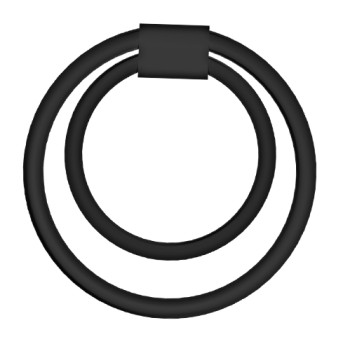 Силіконове кільце для статевого члена BAILE - COCK RING ROCK HARD, BI-026014