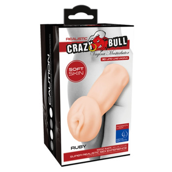 Мастурбатор-Вагіна Crazy Bull - Ruby Vibration, BM-009133Z