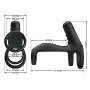 Насадка з вібрацією Pretty Love - VIBRATING PENIS SLING, 10 vibration functions, BI-210276