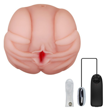 Мастурбатор вагіна і анус з вібрацією BAILE - French lady, Vibration Heating function, BM-009022