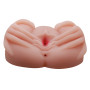 Мастурбатор вагіна і анус з вібрацією BAILE - French lady, Vibration Heating function, BM-009022
