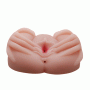 Мастурбатор вагіна і анус з вібрацією BAILE - French lady, Vibration Heating function, BM-009022